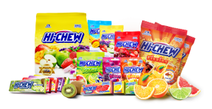 Various bags and packages of Hi-CHew Products